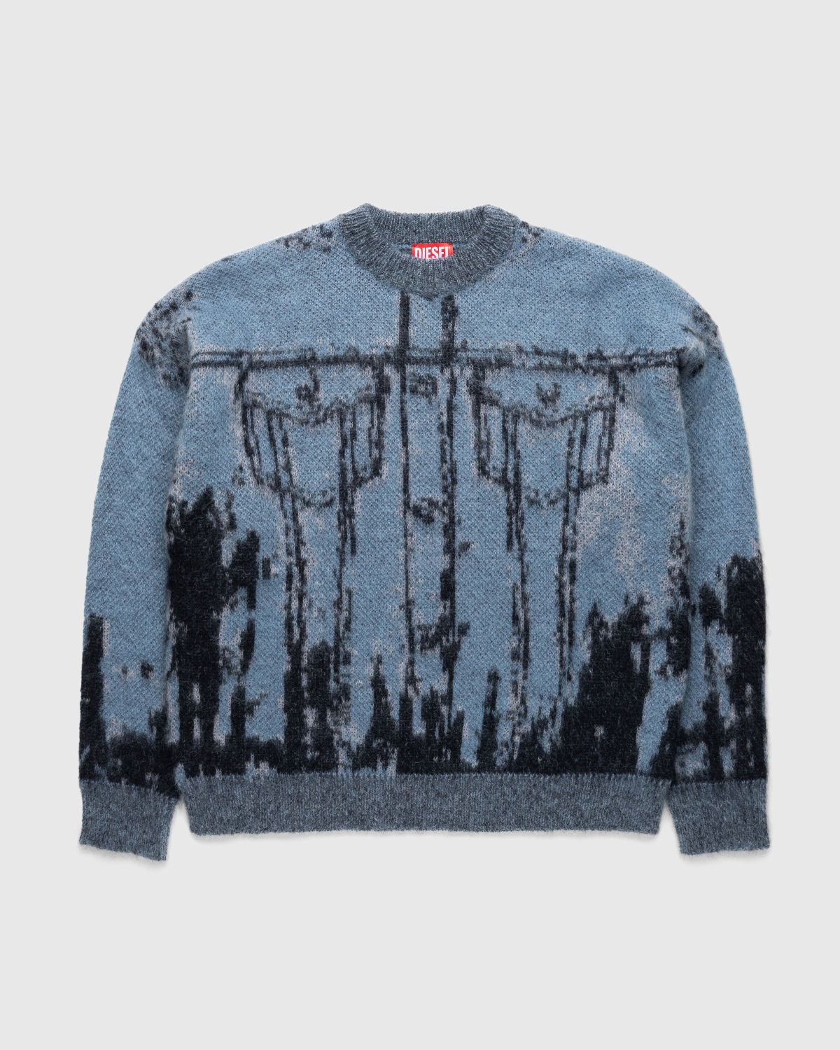 Diesel K Patmos Knit Sweater Blue